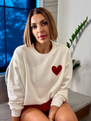 Oversized Heart Sweatshirt by Z Supply