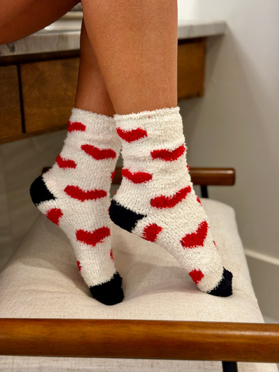 Plush Heart Socks by Z Supply