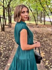 Alison Dress (Hunter Green) - premiumvoguevanity