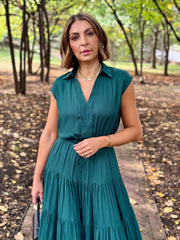 Alison Dress (Hunter Green) - premiumvoguevanity