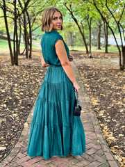 Alison Dress (Hunter Green) - premiumvoguevanity