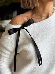 Bow Clip (Black) - premiumvoguevanity