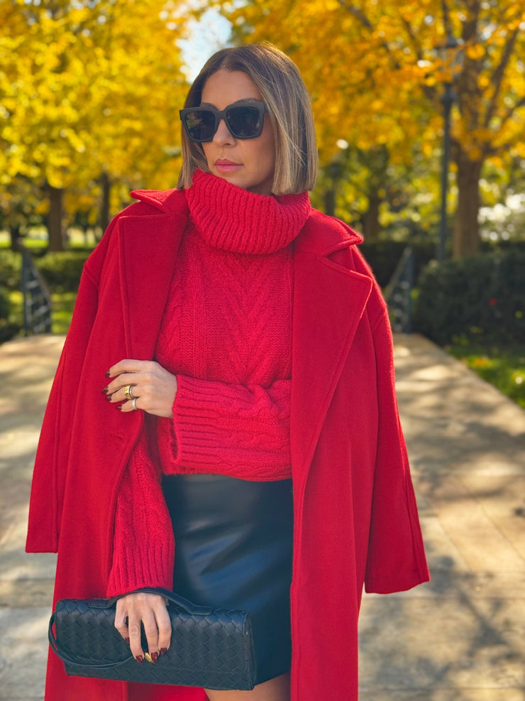 Carissa Sweater (Red) - premiumvoguevanity