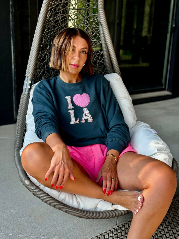 I Love LA Sweatshirt by Daydreamer - premiumvoguevanity