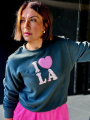 I Love LA Sweatshirt by Daydreamer - premiumvoguevanity