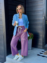 Jet Set Knit Pant by Free People - premiumvoguevanity