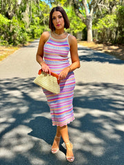 Santa Cruz Stripe Midi Dress by Z Supply - premiumvoguevanity