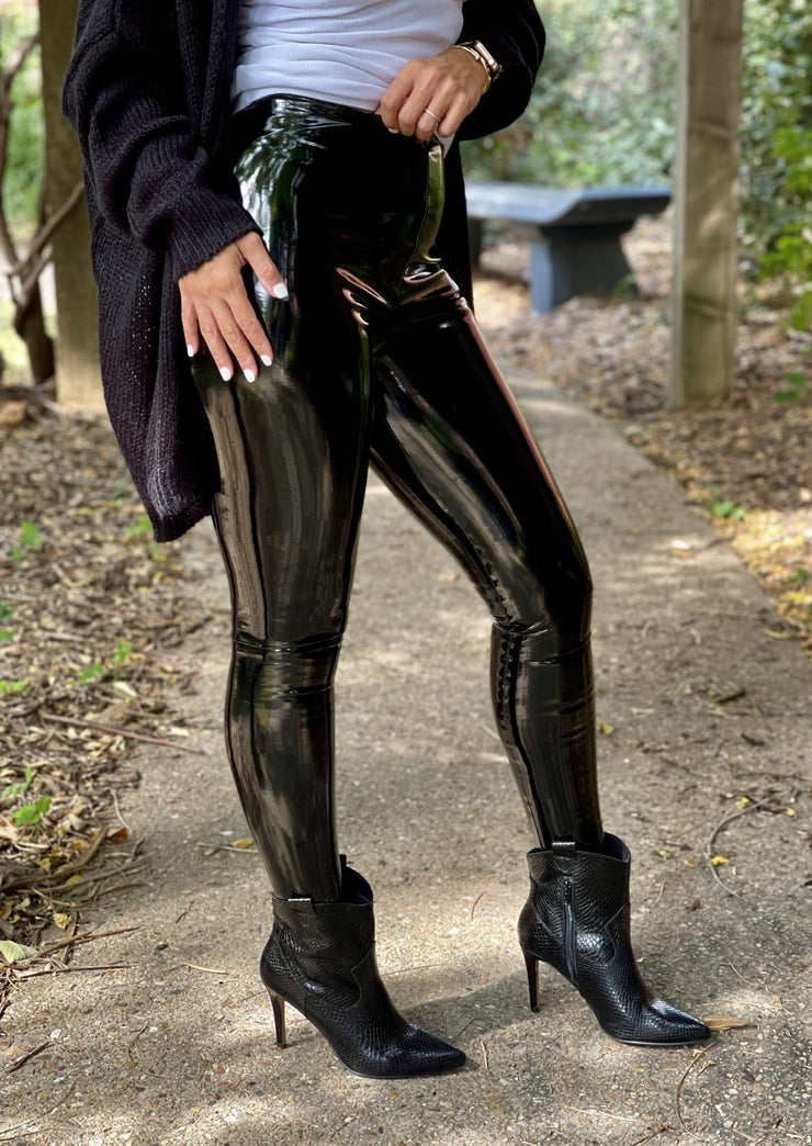 Commando Faux Patent Leather Legging - premiumvoguevanity