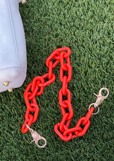 Jules Statement Chain (Neon Orange) - premiumvoguevanity